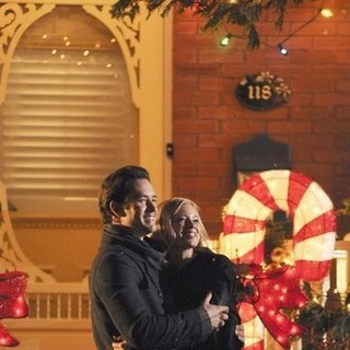 Mark-Paul Gosselaar and Amy Smart stars as Kate Stanton in ABC Family's 12 Dates of Christmas (2012)
