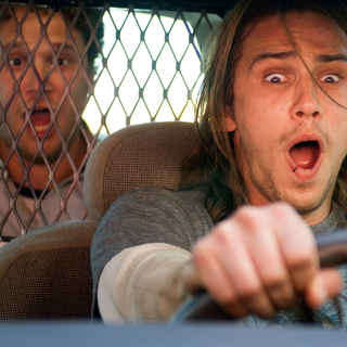 Seth Rogen stars as Dale Denton and James Franco stars as Saul Silver in Columbia Pictures' Pineapple Express (2008)