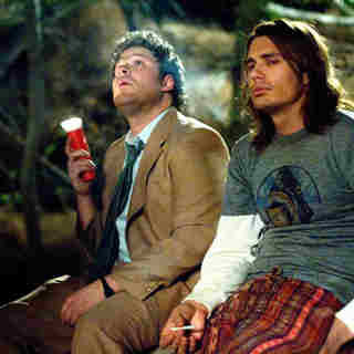 Seth Rogen stars as Dale Denton and James Franco stars as Saul Silver in Columbia Pictures' Pineapple Express (2008)