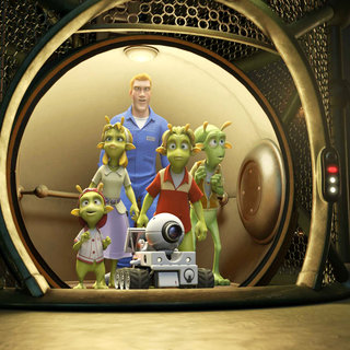 A scene from TriStar Pictures' Planet 51 (2009)