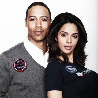 Brian J. White stars as Kyle Franklin and Mallika Sherawat stars as Aretha Gupta in Codeblack Entertainment's Politics of Love (2011)