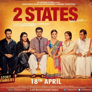 Poster of UTV Motion Pictures' 2 States (2014)