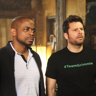 Dule Hill stars as Burton Guster and James Roday stars as Shawn Spencer in USA Network's Psych: The Movie (2017)