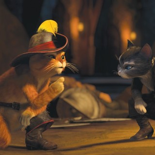 A scene from DreamWorks SKG's Puss in Boots (2011)