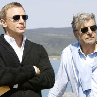 Daniel Craig stars as James Bond and Giancarlo Giannini stars as Rene Mathis in Columbia Pictures' Quantum of Solace (2008)