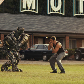 Hugh Jackman stars as Charlie Kenton in Walt Disney Pictures' Real Steel (2011)