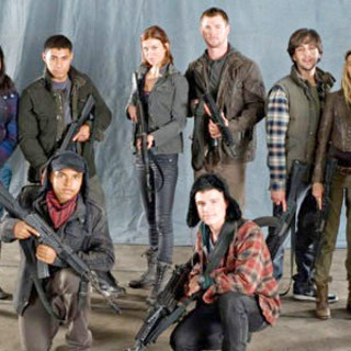Chris Hemsworth, Josh Hutcherson, Adrianne Palicki, Isabel Lucas, Edwin Hodge and Alyssa Diaz in FilmDistrict's Red Dawn (2012)