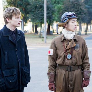 Henry Hopper stars as Enoch Brae and Ryo Kase stars as Hiroshi in Sony Pictures Classics' Restless (2011)