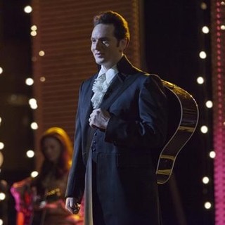 Matt Ross stars as Johnny Cash in Lifetime Television's Ring of Fire (2013). Photo credit by Annette Brown.