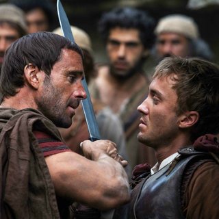 Joseph Fiennes and Tom Felton in TriStar Pictures' Risen (2016)