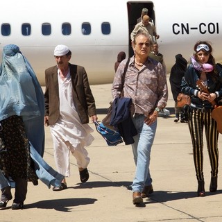 Bill Murray and Zooey Deschanel in Open Road Films' Rock the Kasbah (2015)