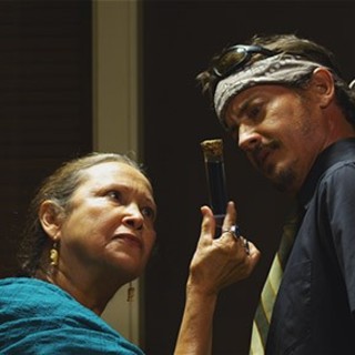 Valli Marie Rivera stars as Grandma Sophia and Jason London stars as Kurt Buzlerd in 310 House Media's Roswell FM (2014)