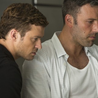 Justin Timberlake stars as Richie Furst and Ben Affleck stars as Ivan Block in 20th Century Fox's Runner, Runner (2013)