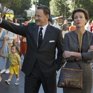 Tom Hanks stars as Walt Disney and Emma Thompson stars as P.L. Travers in Walt Disney Pictures' Saving Mr. Banks (2013)