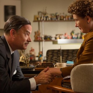 Tom Hanks stars as Walt Disney and Emma Thompson stars as P.L. Travers in Walt Disney Pictures' Saving Mr. Banks (2013)