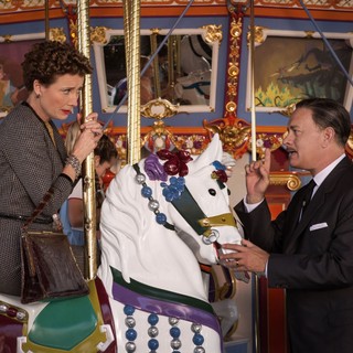 Emma Thompson stars as P.L. Travers and Tom Hanks stars as Walt Disney in Walt Disney Pictures' Saving Mr. Banks (2013)