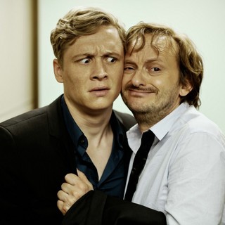 Matthias Schweighofer stars as Paul Voigt and Milan Peschel stars as Toto Kuhlmann in 20th Century Fox's Schlussmacher (2013)