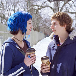 Mary Elizabeth Winstead stars as Ramona V. Flowers and Michael Cera stars as Scott Pilgrim in Universal Pictures' Scott Pilgrim vs. the World (2010)