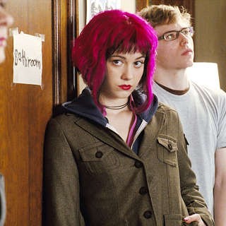 Mary Elizabeth Winstead stars as Ramona V. Flowers and Michael Cera stars as Scott Pilgrim in Universal Pictures' Scott Pilgrim vs. the World (2010)