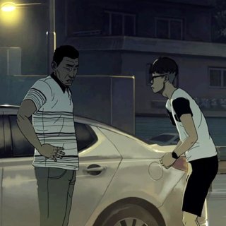A scene from FilmRise's Seoul Station (2017)