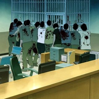 A scene from FilmRise's Seoul Station (2017)