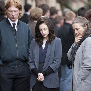 Domhnall Gleeson stars as 	Connor and Andrea Riseborough stars as Colette McVeigh in Magnolia Pictures' Shadow Dancer (2013)