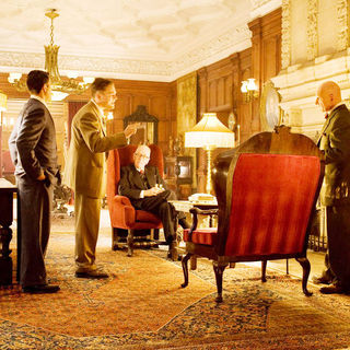 Mark Ruffalo, Leonardo DiCaprio and Ben Kingsley in Paramount Pictures' Shutter Island (2010)