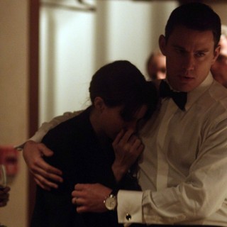 Rooney Mara stars as Emily Taylor and Channing Tatum stars as Martin Taylor in Open Road Films' Side Effects (2013)