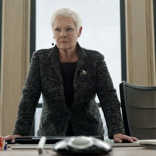 Judi Dench stars as M in Columbia Pictures' Skyfall (2012). Photo credit by Francois Duhamel.