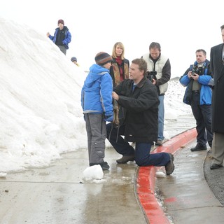 Bobby Coleman stars as Billy Kirkfield and Ray Liotta stars as Reggie Kirkfield in ARC Entertainment's Snowmen (2011)