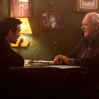 Colin Farrell and Anthony Hopkins (stars as John Clancy) in Lionsgate Premiere's Solace (2016)