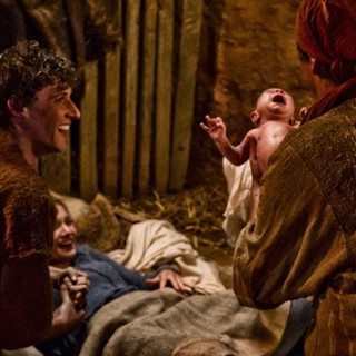 Leila Mimmack stars as Young Mary and Joe Coen stars as Joseph in 20th Century Fox's Son of God (2014)