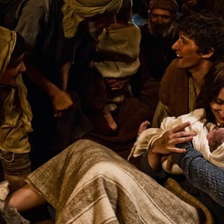 Joe Coen stars as Joseph and Leila Mimmack stars as Young Mary in 20th Century Fox's Son of God (2014)