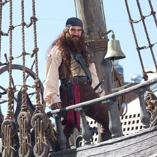 Antonio Banderas stars as Burger Beard in Paramount Pictures' The SpongeBob Movie: Sponge Out of Water (2015)
