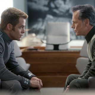 Chris Pine stars as James T. Kirk and Bruce Greenwood stars as Christopher Pike in Paramount Pictures' Star Trek Into Darkness (2013)