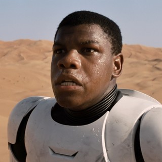 John Boyega stars as Finn in Walt Disney Pictures' Star Wars: The Force Awakens (2015)