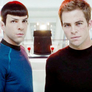 Zachary Quinto stars as Spock and Chris Pine stars as Kirk in Paramount Pictures' Star Trek (2009)