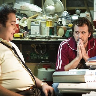 Antoine Bertrand stars as Avocat and Patrick Huard stars as David Wozniak/Starbuck in Entertainment One's Starbuck (2012)