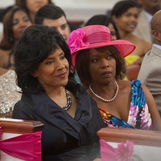 Phylicia Rashad stars as Clairee and Alfre Woodard stars as Ouiser in Lifetime Movie Network's Steel Magnolias (2012)