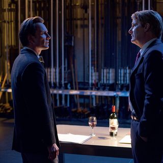 Michael Fassbender stars as Steve Jobs and Jeff Daniels stars as John Sculley Universal Pictures' Steve Jobs (2015)