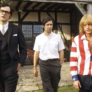 David Morrissey, Paddy Considine and Leo Gregory in Stoned (2006)
