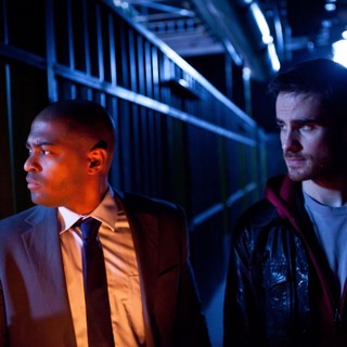 Noel Clarke stars as Charlie and Colin O'Donoghue stars as Mark in Magnet Releasing's Storage 24 (2013)