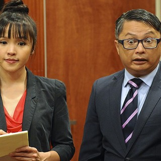 Tania Gunadi stars as Priti Khadga and Alec Mapa stars as Rigzang Wangchuck in Such Good Productions' Such Good People (2014)