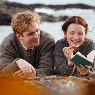 Dan Stevens stars as Gilbert Evans and Emily Browning stars as Florence Carter-Wood in Tribeca Film's Summer in February (2014)