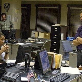 Cuba Gooding Jr. stars as Detective Callendar and Bailey Chase stars as Detective Michael Lyons in Lionsgate Home Entertainment's Summoned (2013)