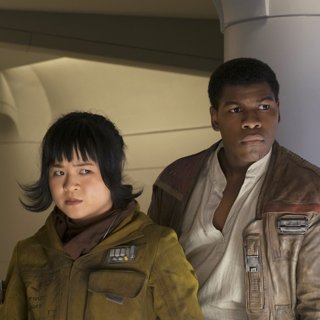 Kelly Marie Tran stars as Rose Tico and John Boyega stars as Finn in Walt Disney Pictures' Star Wars: The Last Jedi (2017)