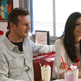 Liam Neeson stars as Bryan Mills and Famke Janssen stars as Lenore in The 20th Century Fox's Taken 2 (2012)