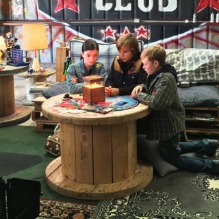 Dalila Bela, Sam Ashe Arnold and Jakob Davies in Gravitas Ventures' The Adventure Club (2017)