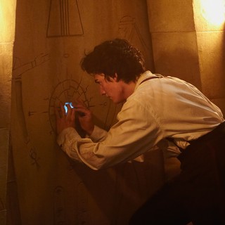 Aneurin Barnard stars as Mariah Mundi in Image Entertainment's The Adventurer: The Curse of the Midas Box (2014)
