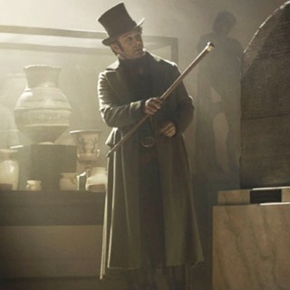 Aneurin Barnard stars as Mariah Mundi and Michael Sheen stars as Charity in Image Entertainment's The Adventurer: The Curse of the Midas Box (2014)